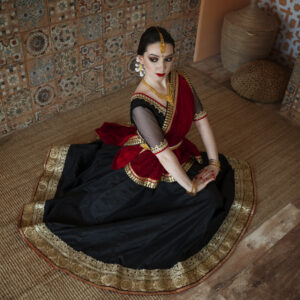 Royal Maroon Anarkali