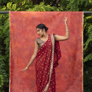 Sunset Saree